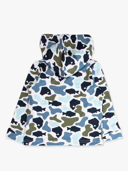 Boys Fish Camo Catch Performance Hooded Shirt
: Multi-Color