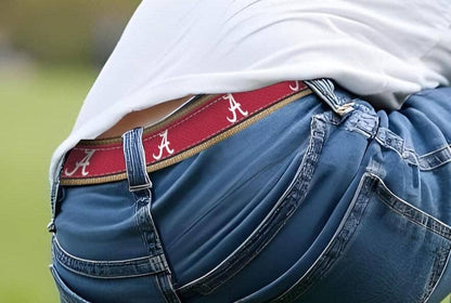 Youth Alabama Crimson Tide Woven Ribbon Belt