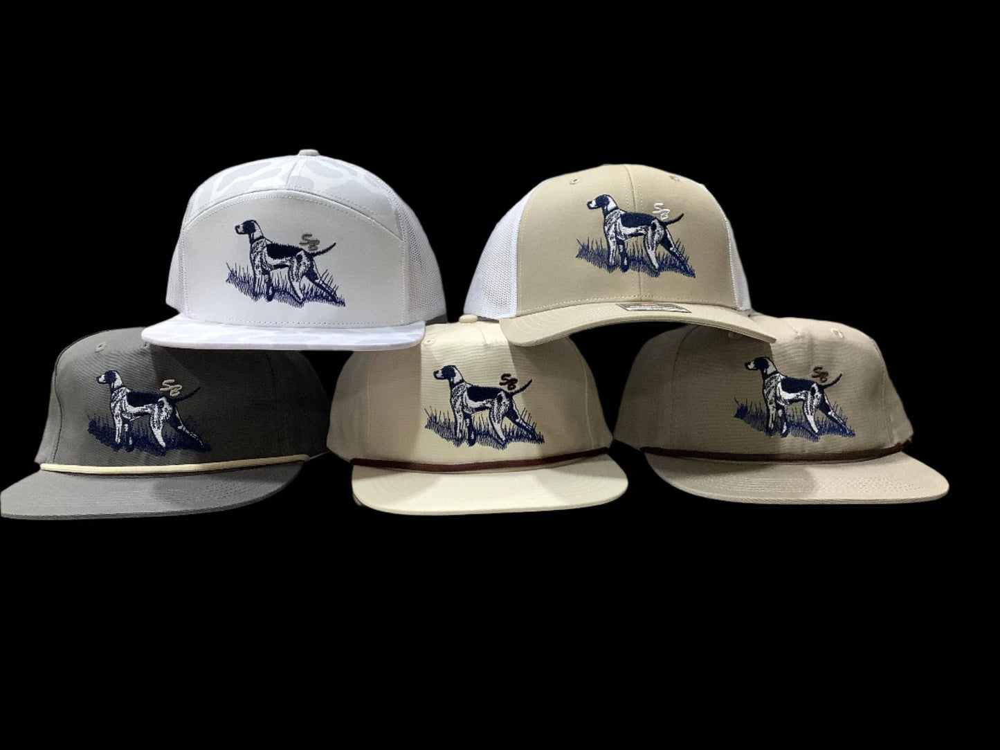 Pointer Cap: Heather Grey/ White 112