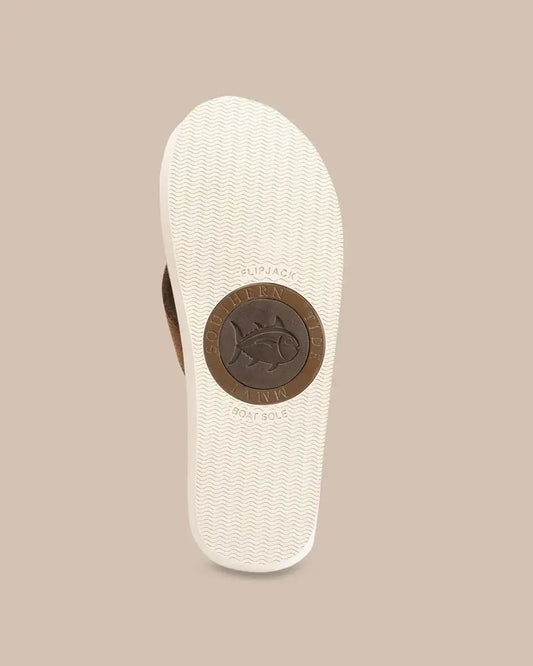 Men’s Embroidered Skipjack Flipjacks: Caramel