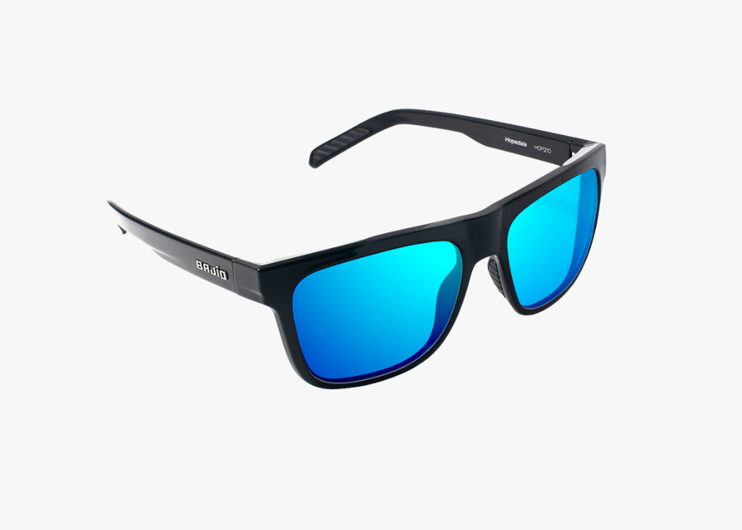 Bajio Hopedale - Black Gloss/Blue Mirror Glass - HOP210001