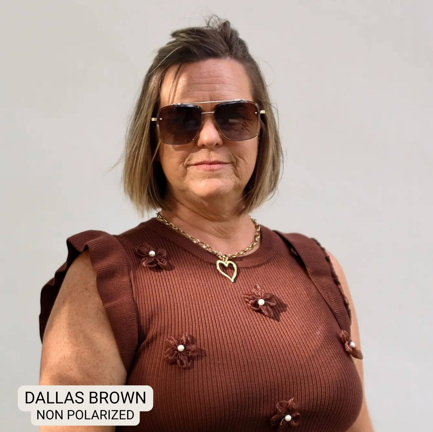 Dallas - Women's Modern Aviator Sunglasses: Smokeshow