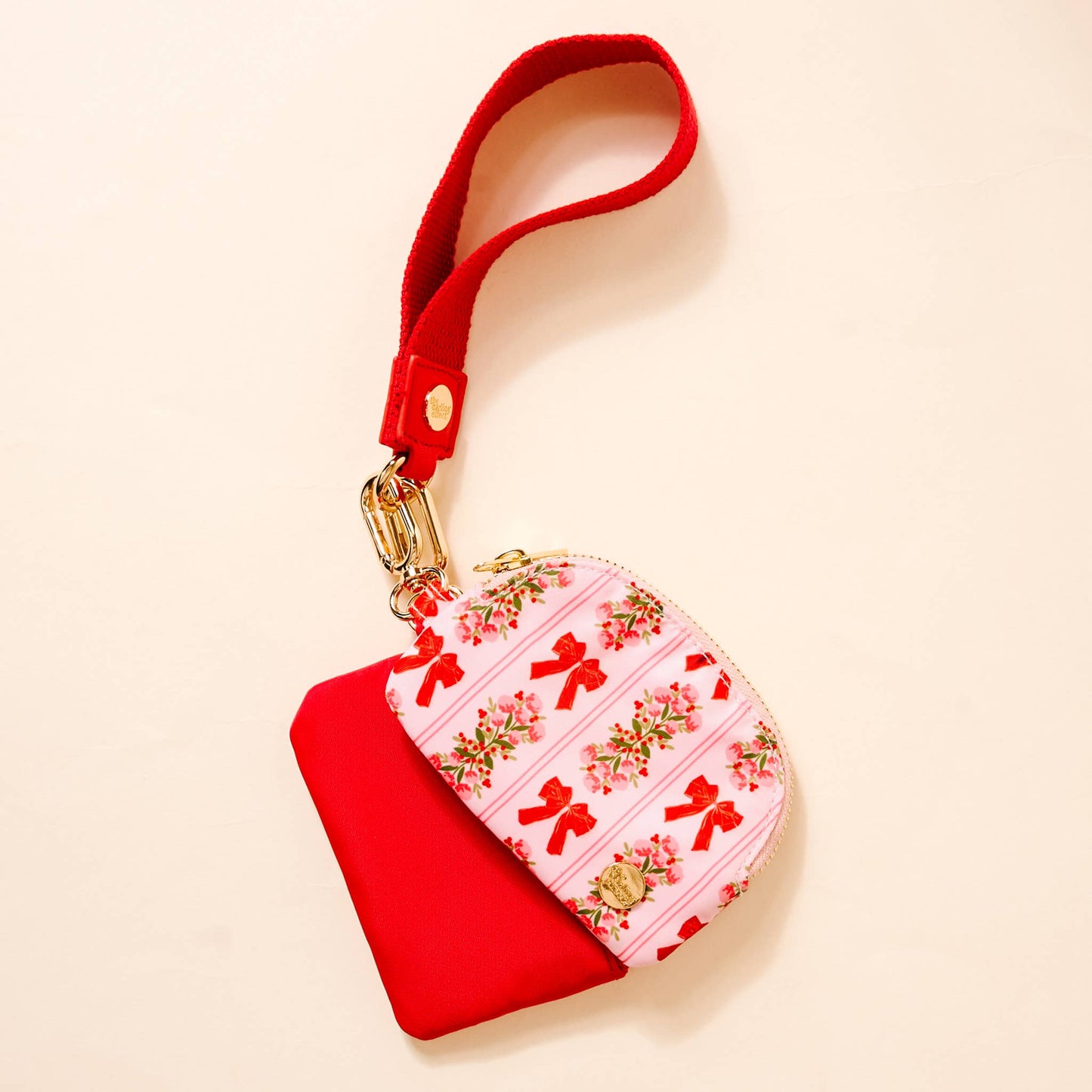Dynamic Duo Pouch Wristlet-Oh So Merry