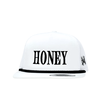 MHC HONEY Trucker Hat: Camo/ Natural Otto