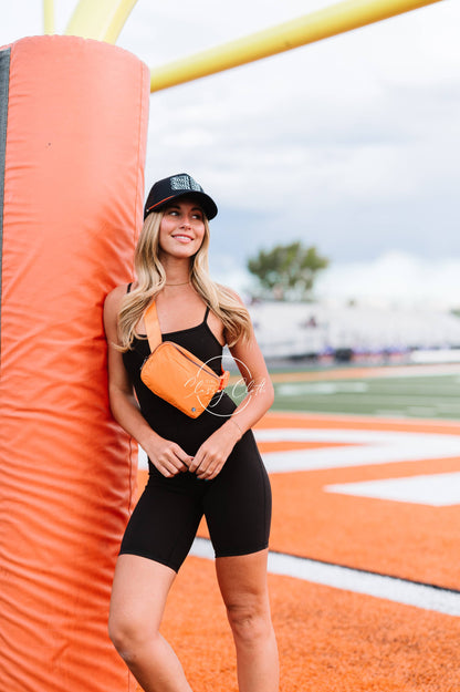 Nylon Belt Bag- Orange RTS