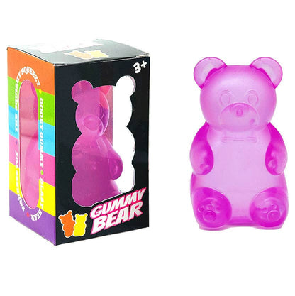 Bear Slow Rising Stress Relief Squeeze Toy Box: Orange bear