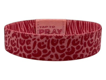 Tap To Pray™ Wristbands - Safari Rose: Medium