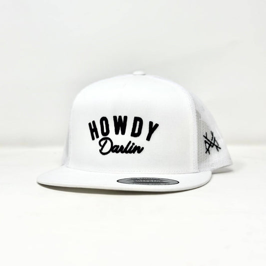 MHC Howdy Darlin Trucker Hat: White Yupoong