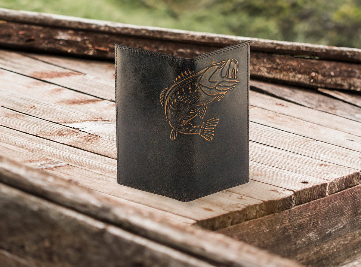 Bass Burnished Leather Secretary Wallet