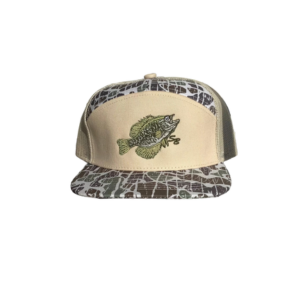 Speckle Bellies Crappie Hat: Foggy Marsh 6p