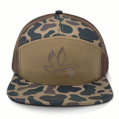 Prep Goose Sb  Hat: Ghost Vein Camo 7 Panel