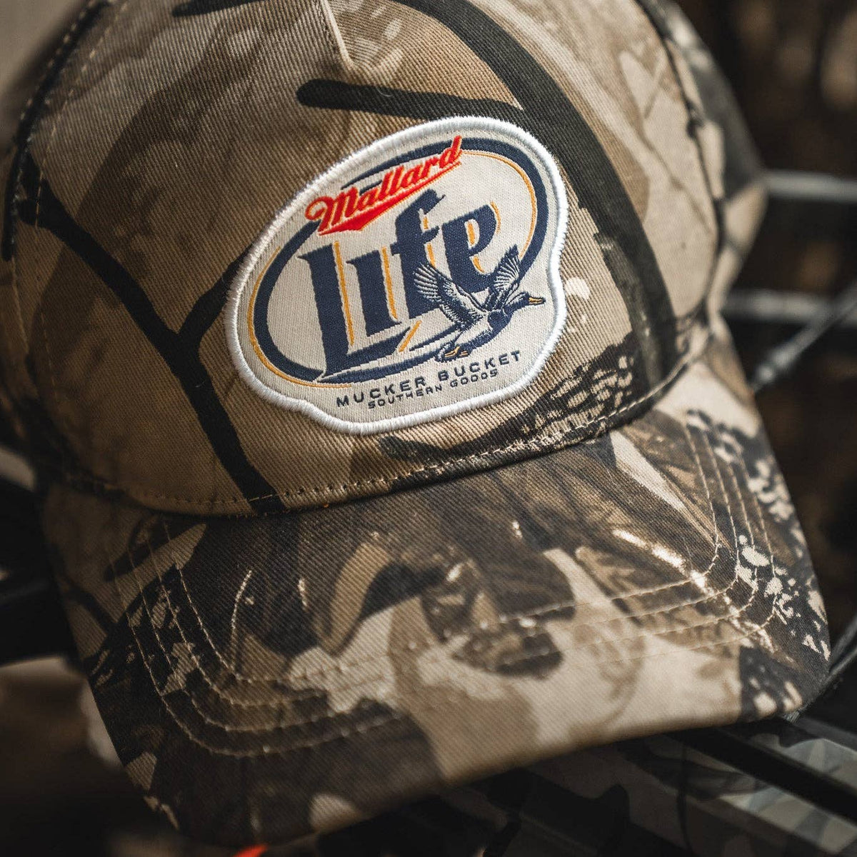 Mallard Life Deadwood Camo Bucket