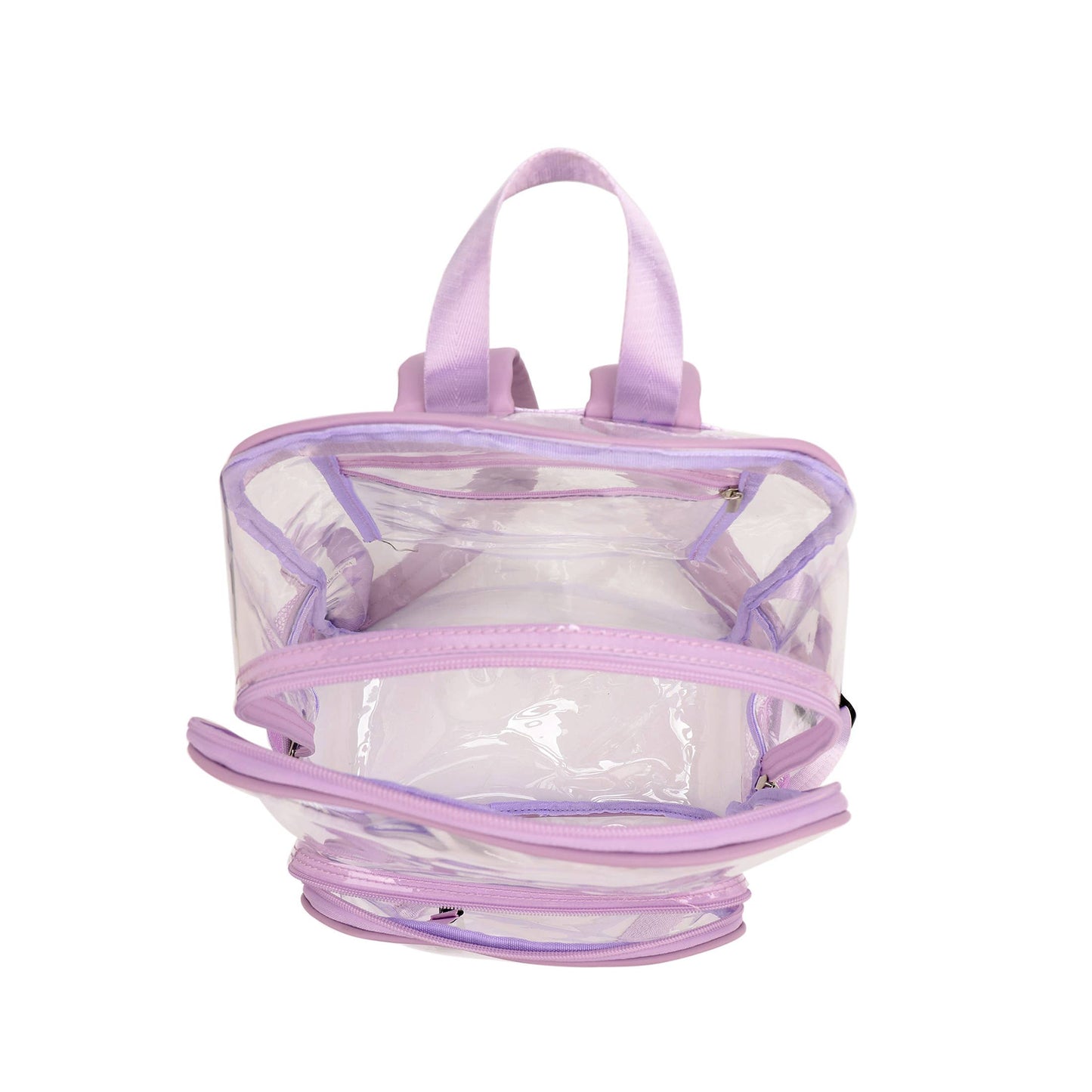 MARISSA CLEAR BACKPACK: LAVENDER