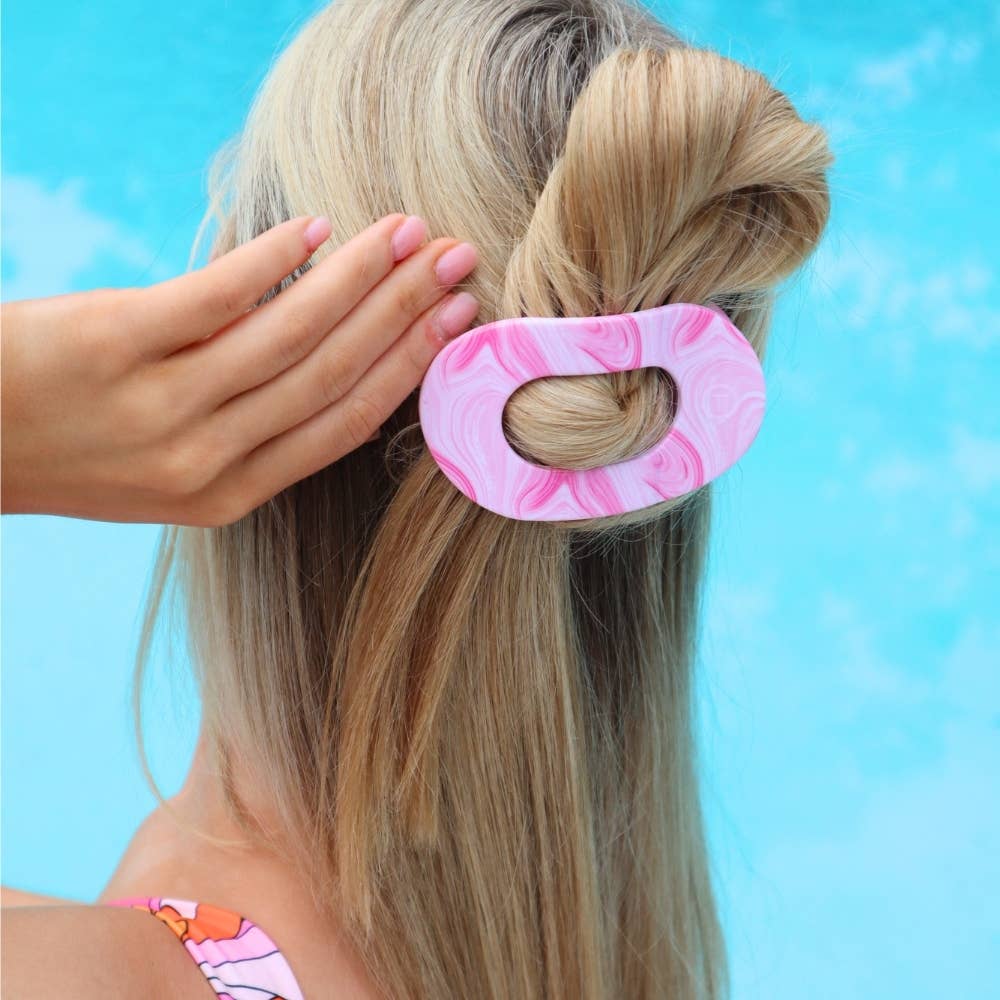 TELETIE pinch Me! | Medium | Flat Round Hair Clip