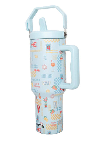 Italian Summer Drink Tumbler: Mint