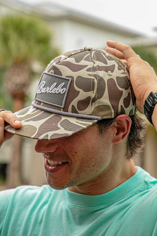 BURLEBO - Grey Patch - Camo Hat