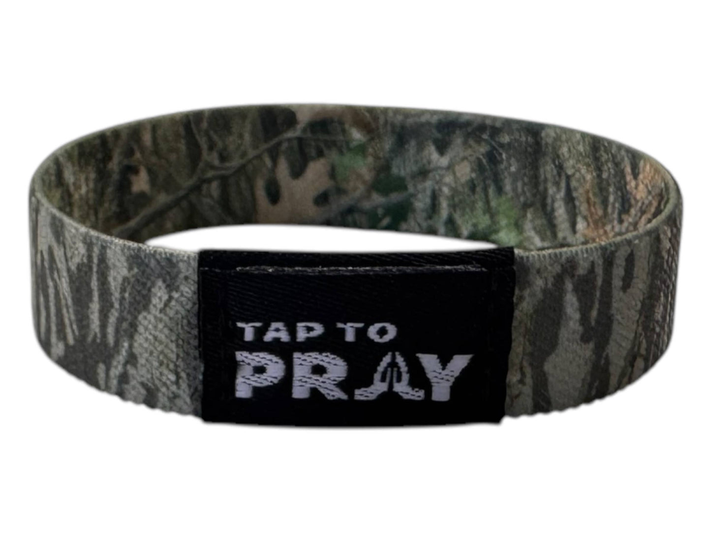 Tap To Pray™ Wristbands - Forest & Tree Bark Camo: X-Small / Forest Camo / Tree Bark Camo