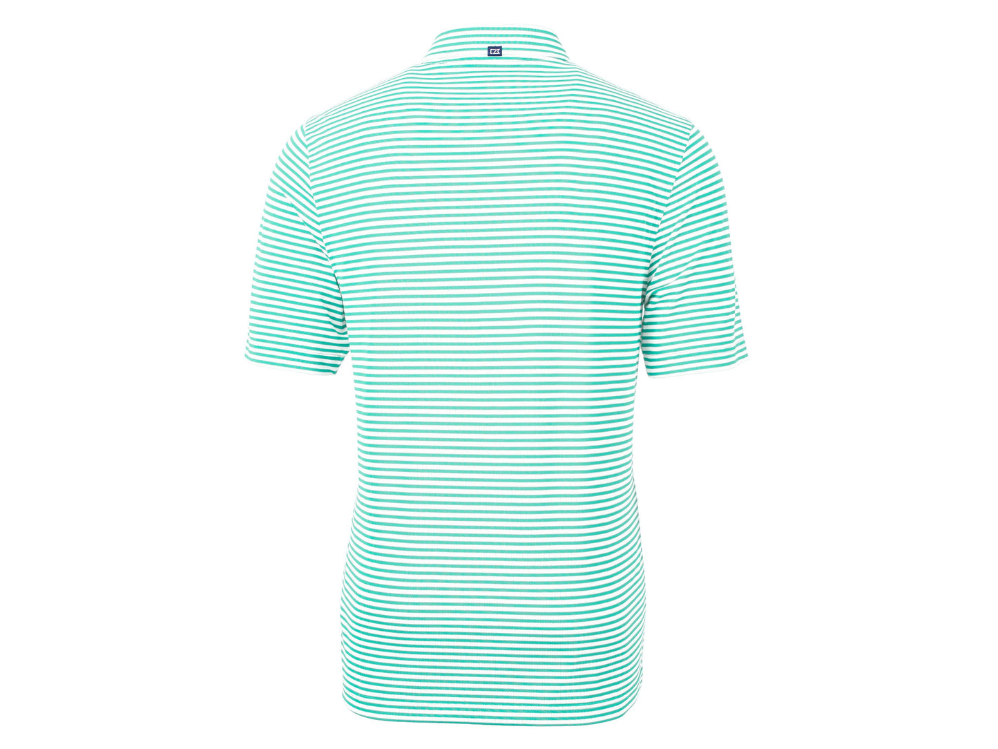 Cutter & Buck Virtue Eco Pique Stripe Recycled Mens Polo: College Purple