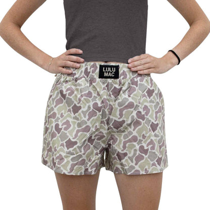 BXCM- LIGHT CAMO BOXER SHORT: GREEN