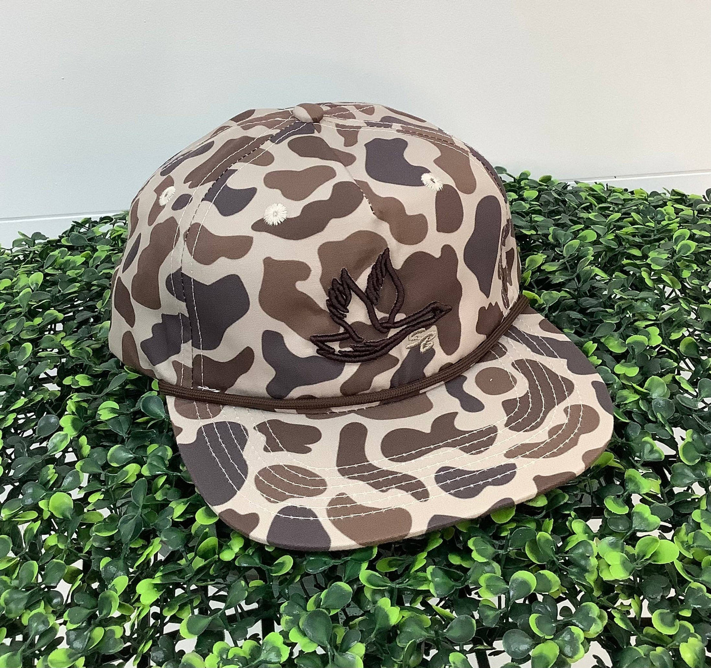 Prep Goose Sb  Hat: Foggy Marsh Vein Camo 7 Panel