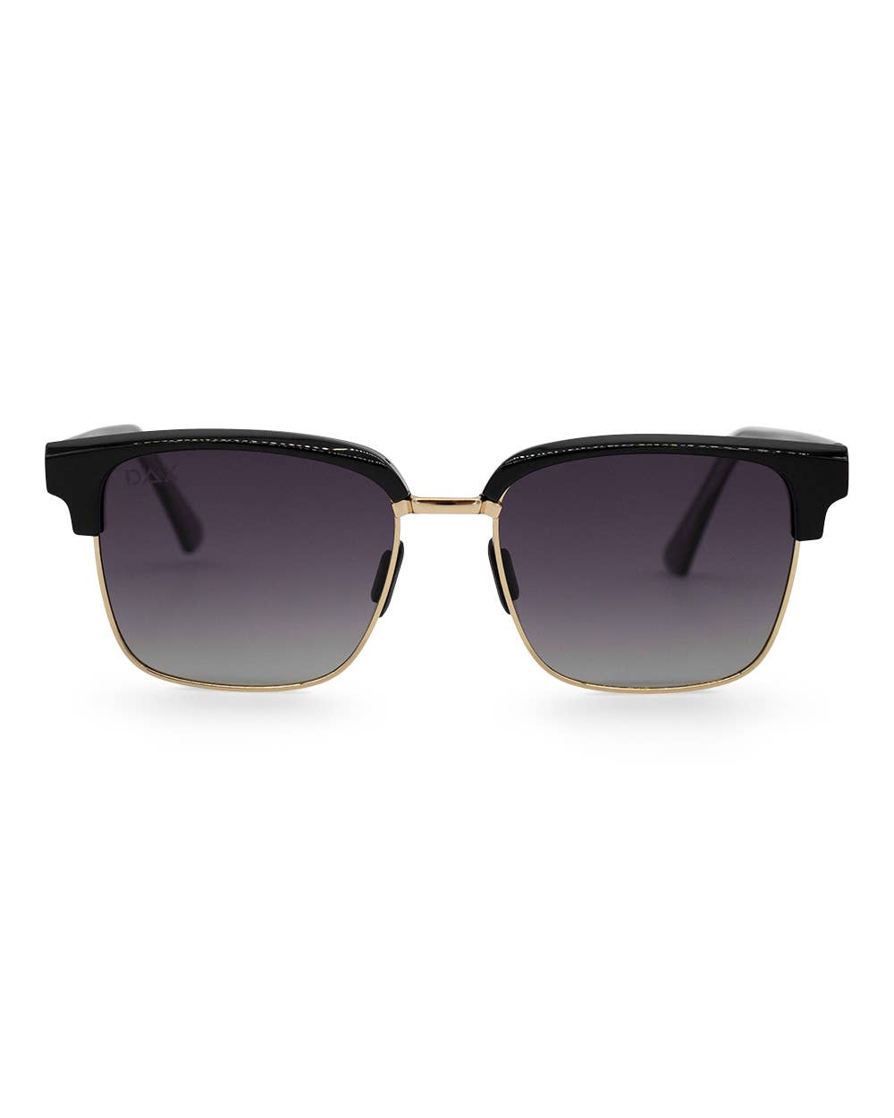Austin - Unisex Polarized Square Sunglasses: Black