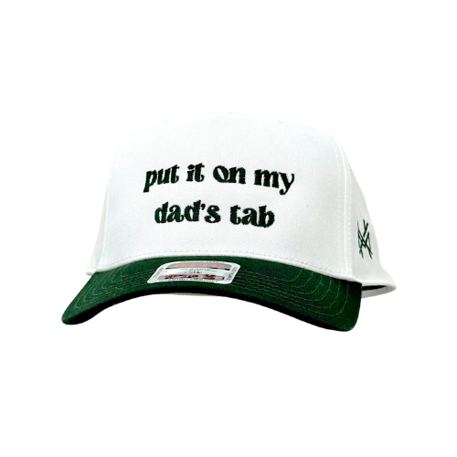 MHC Put It On My Dad's Tab Trucker Hat: Royal/Natural Otto
