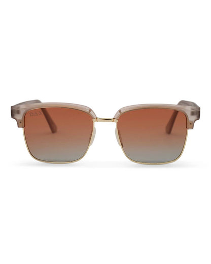 Austin - Unisex Polarized Square Sunglasses: Black