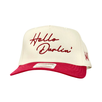 MHC Hello Darlin Trucker Hat: Mossy Oak Breakup Country/ Black Otto