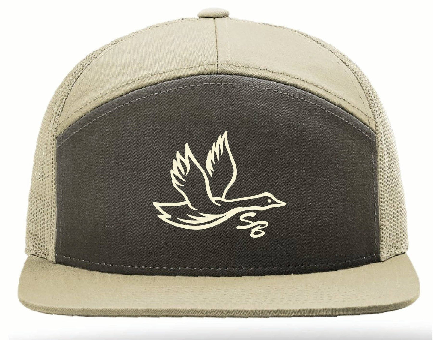 Prep Goose Sb  Hat: Foggy Marsh Vein Camo 7 Panel