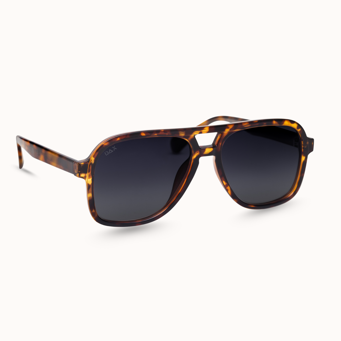 Cruz - Unisex Aviator Sunglasses – Polarized Hair-Friendly: Tortoise