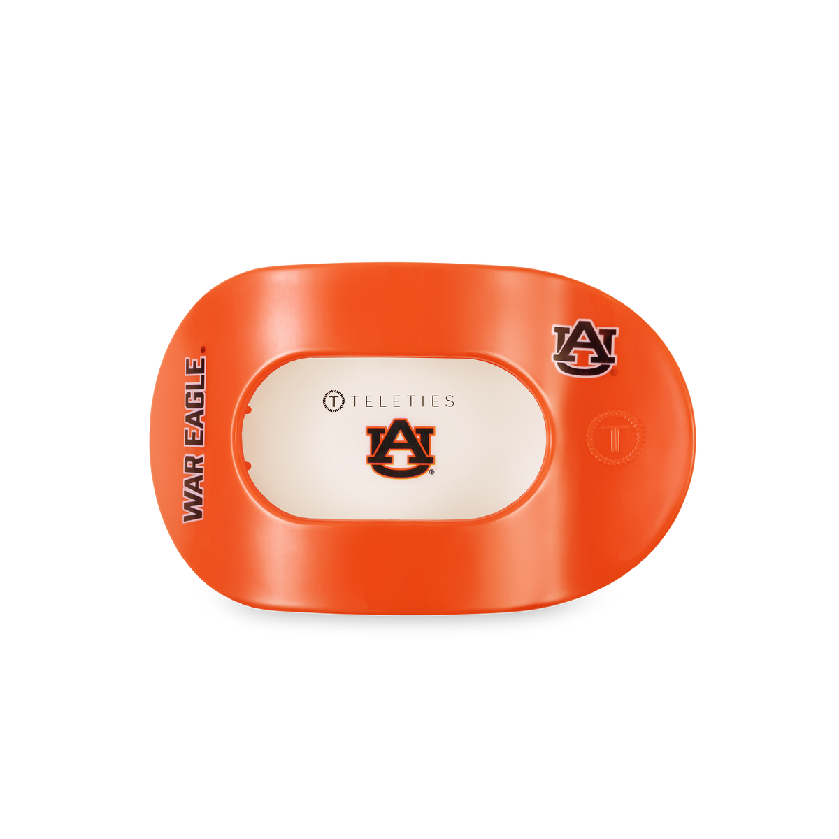 War Eagle! Medium Flat Round Hair Clip