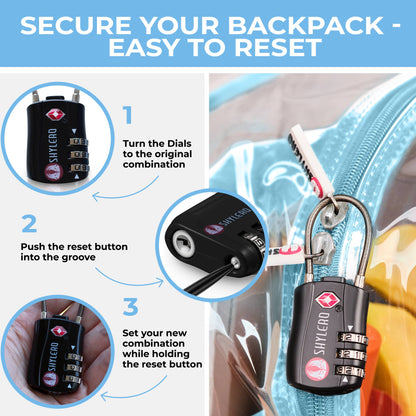 Clear Backpack For School XL | Turquoise Rhino: Turquoise Rhino
