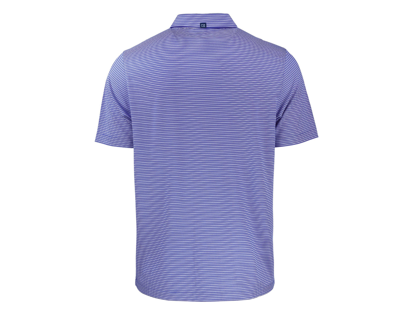 Cutter & Buck Forge Eco Double Stripe Recycled Mens Polo: Hunter/White