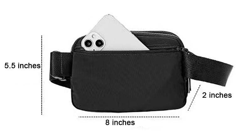 Nylon Belt Bag- Raspberry RTS