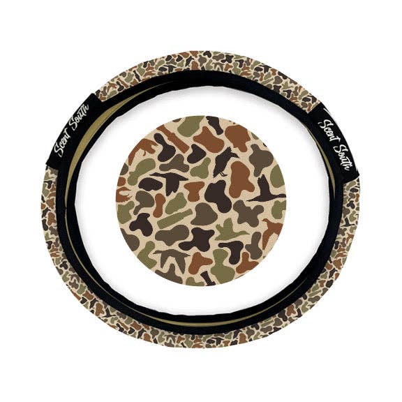 Scent South Steering wheel cover- Duck Camo