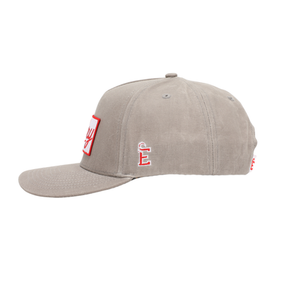 Gray Waxed Canvas - Logo Patch