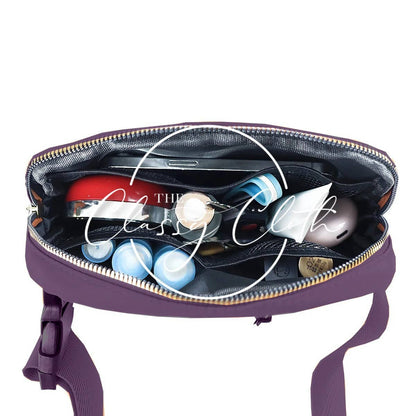 Nylon Belt Bag- Plum RTS