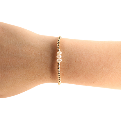 Harper Bracelet in Gold: Standard 6.75 inch