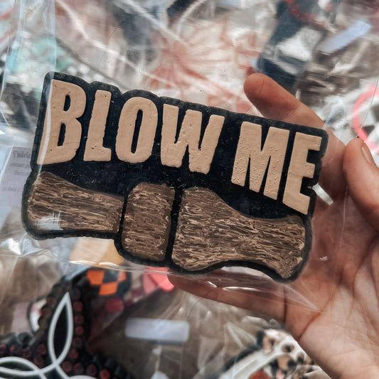 Blow Me Car Freshener : Black / Black ice