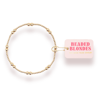 Leah Bracelet in Gold: Standard 6.75 inch