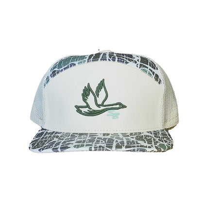 Prep Goose Sb  Hat: Muddy Bottom Vein Camo 7 Panel