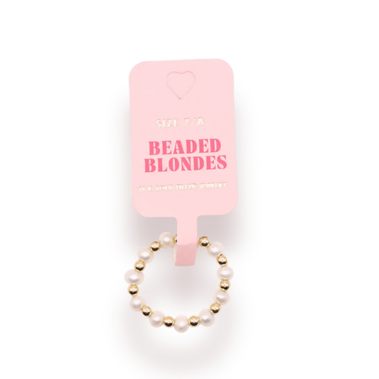 Coastal Pearl Ring: 5/6