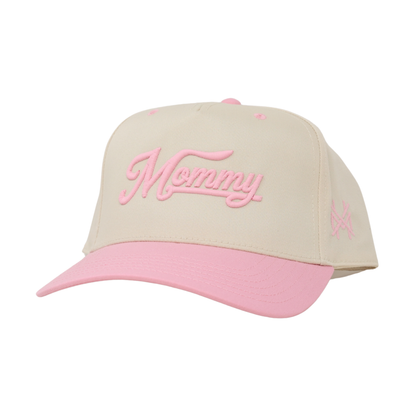 Mommy Trucker Hat: Retro Powder Blue/Natural