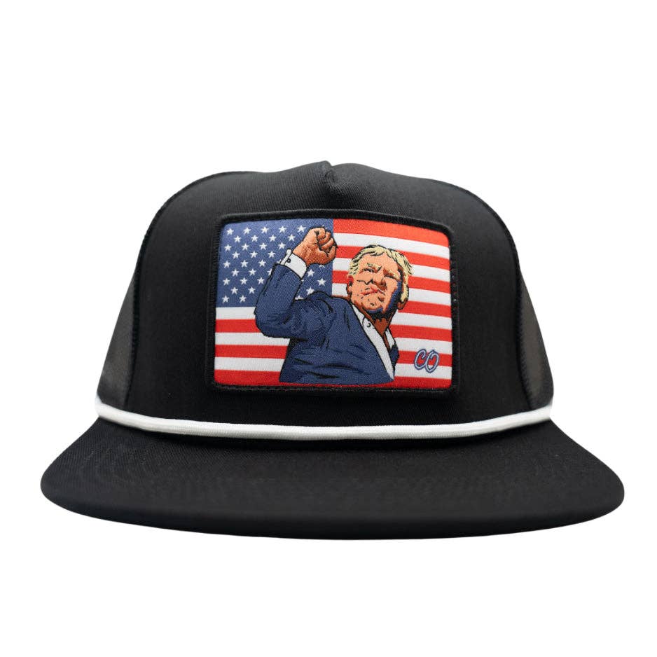 LIMITED EDITION Patriot Trump Hat: White