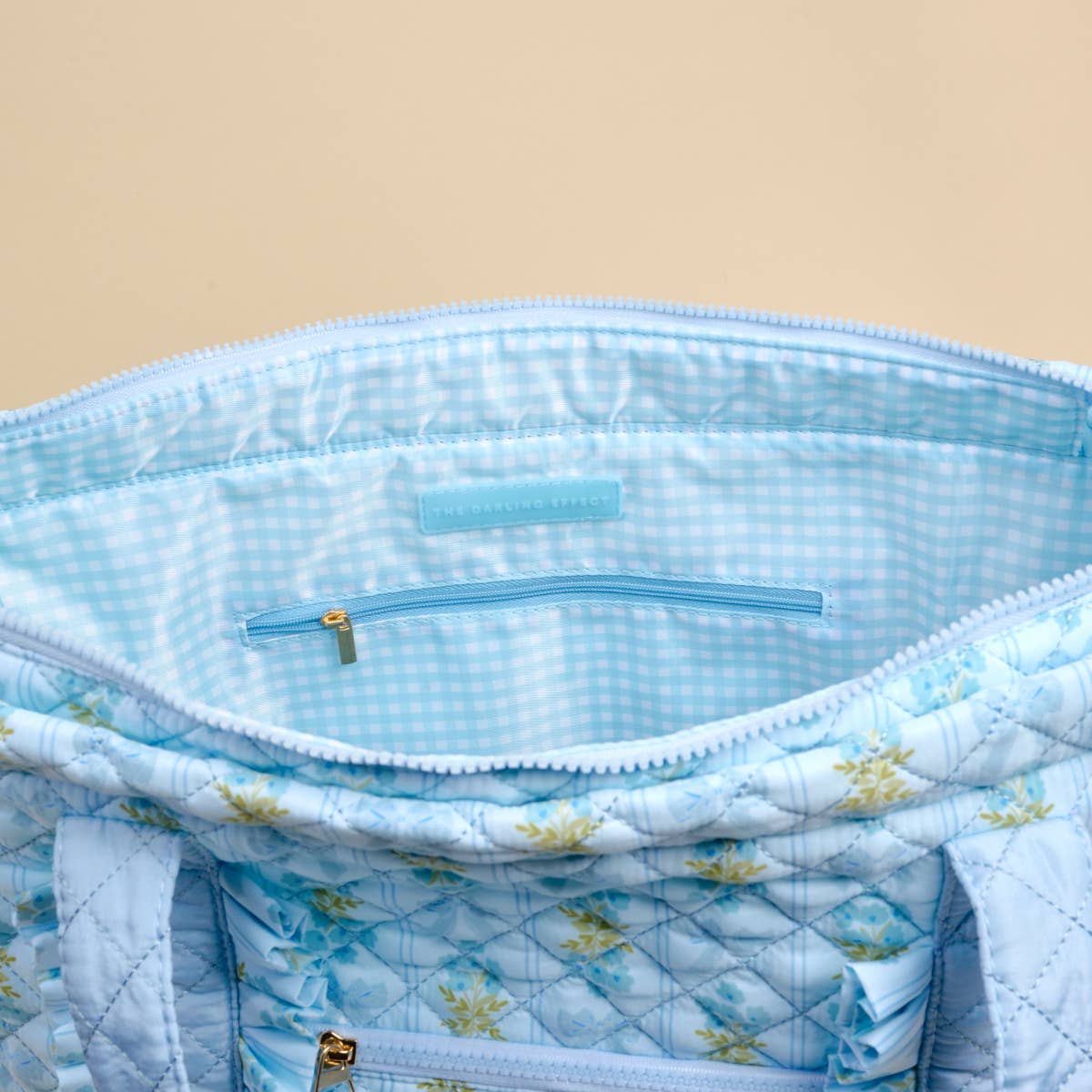 The Everyday Quilted Tote Bag–Oh So Fancy Blue
