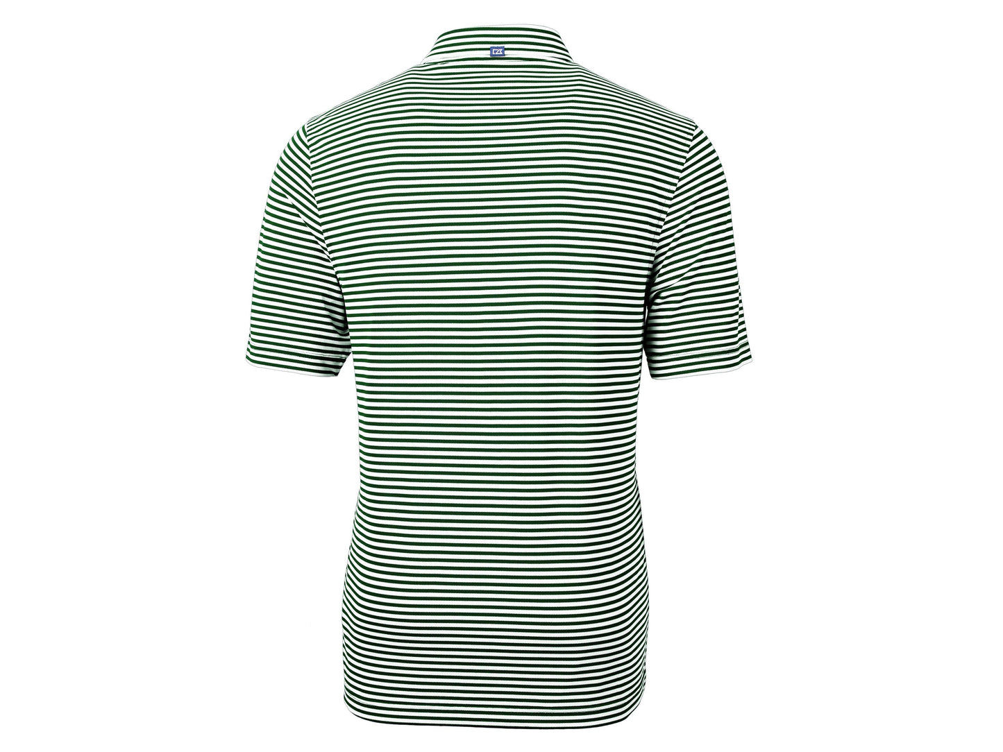 Cutter & Buck Virtue Eco Pique Stripe Recycled Mens Polo: College Purple