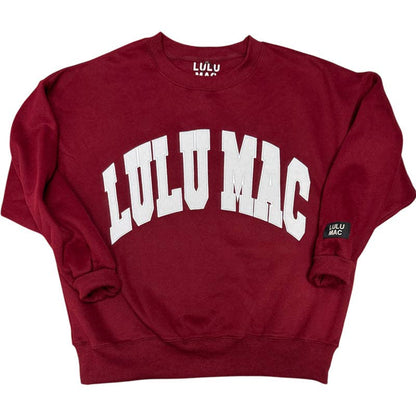 Lulu Mac Maroon/White - Stitch