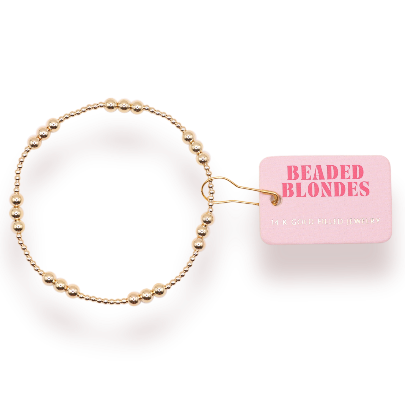 ILY Bracelet in Gold: Standard 6.75 inch