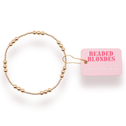 ILY Bracelet in Gold: Standard 6.75 inch