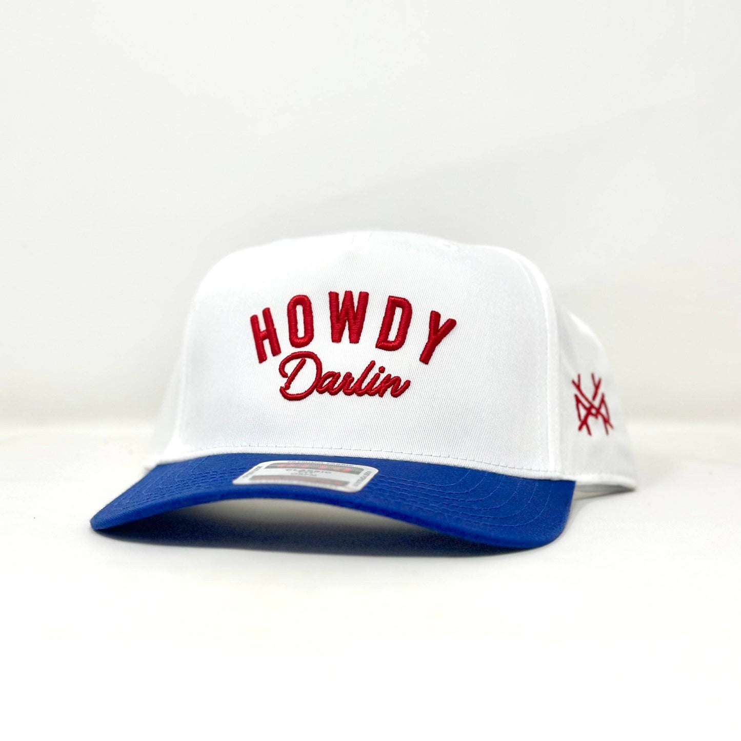 MHC Howdy Darlin Trucker Hat: Royal/White Otto